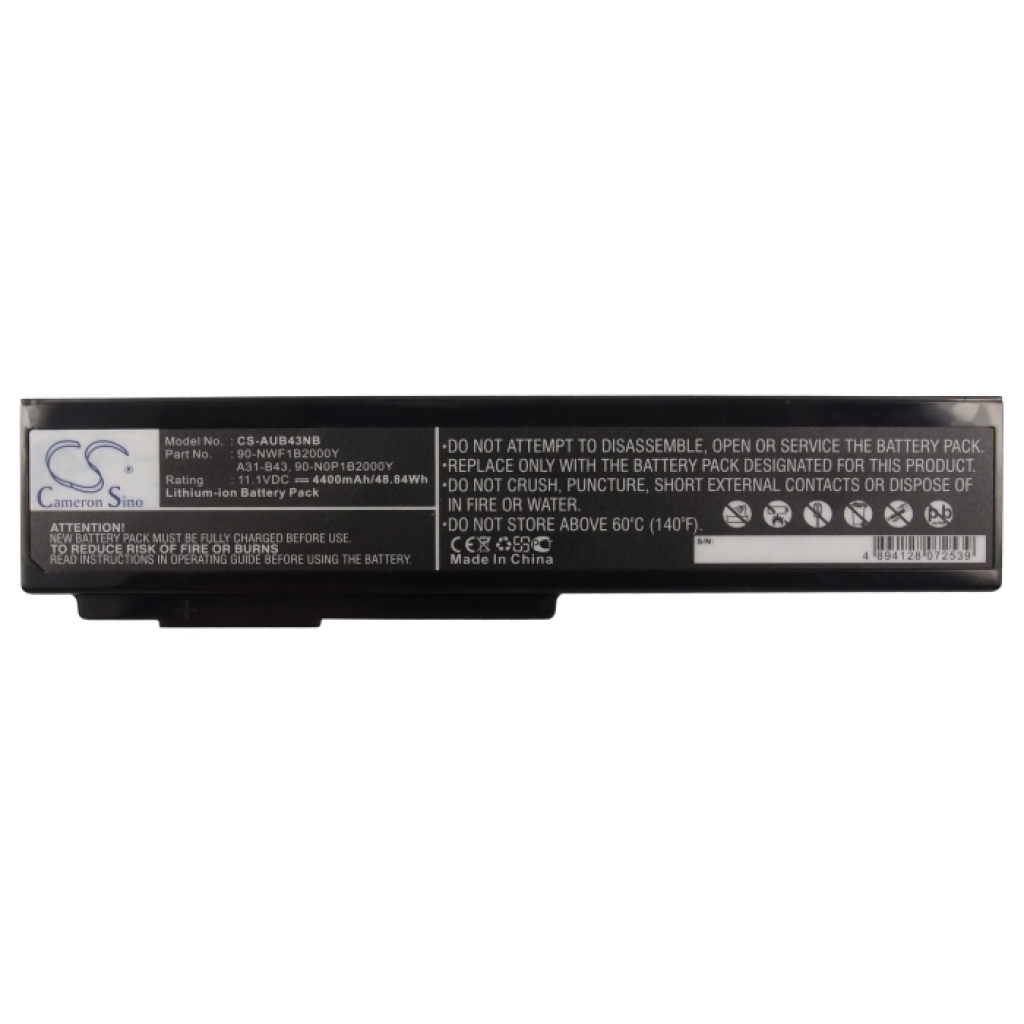 Batterijen Vervangt 90-N0P1B2000Y