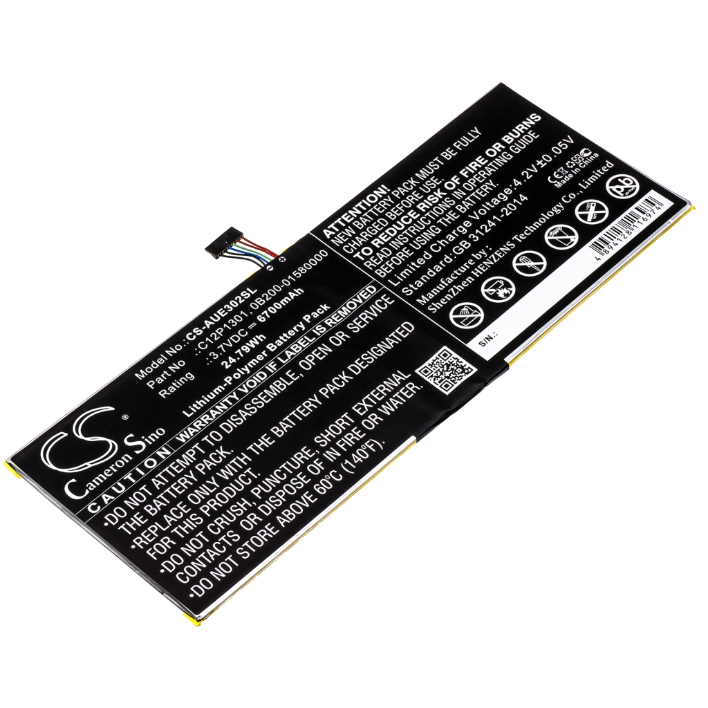Batterijen Vervangt C12P1301
