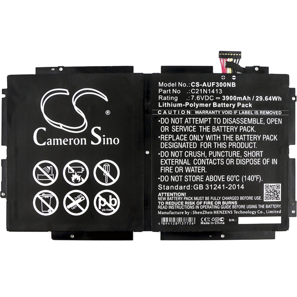 Batterijen Vervangt C21N1413