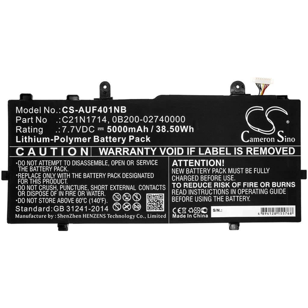 Notebook batterij Asus CS-AUF401NB
