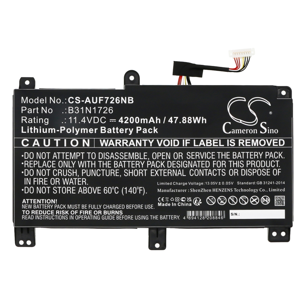 Notebook batterij Asus TUF FX565GM