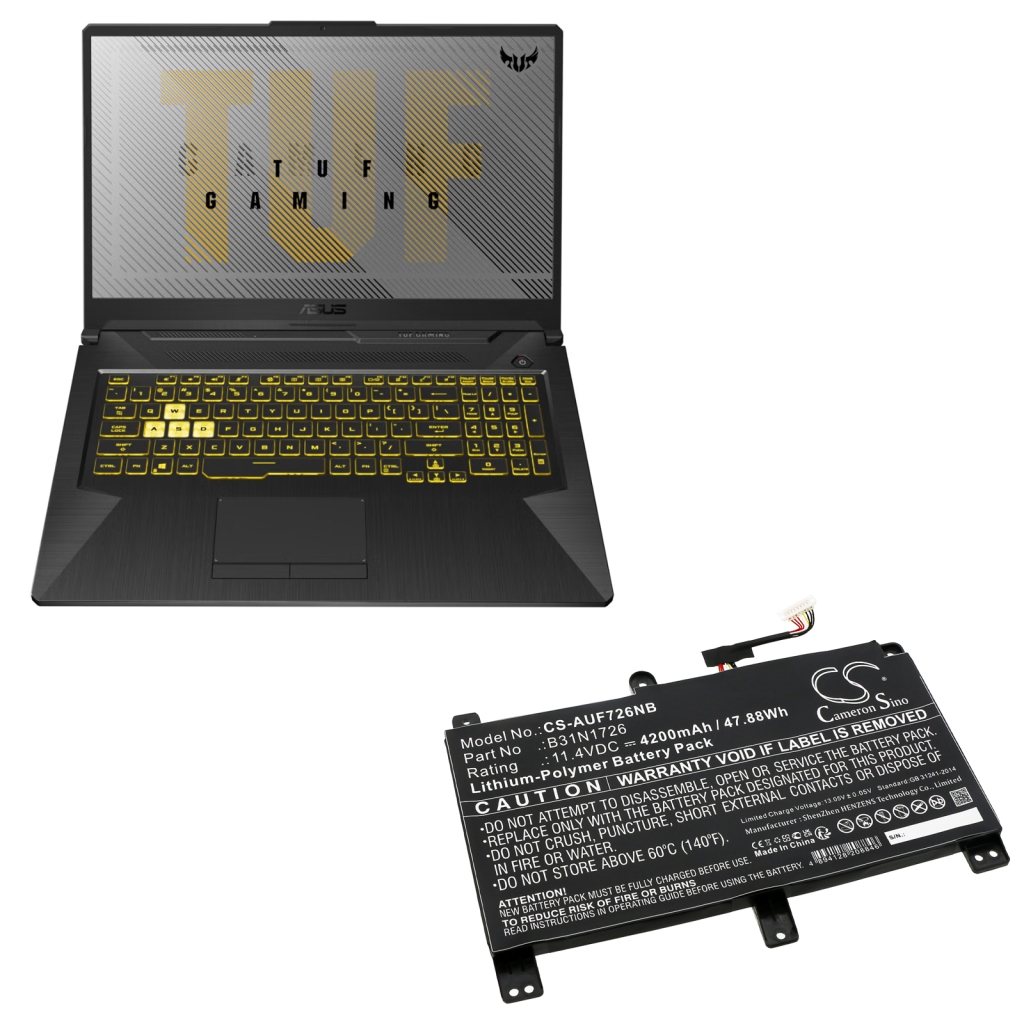 Notebook batterij Asus ROG Strix G15 G512LI-DS71-CA
