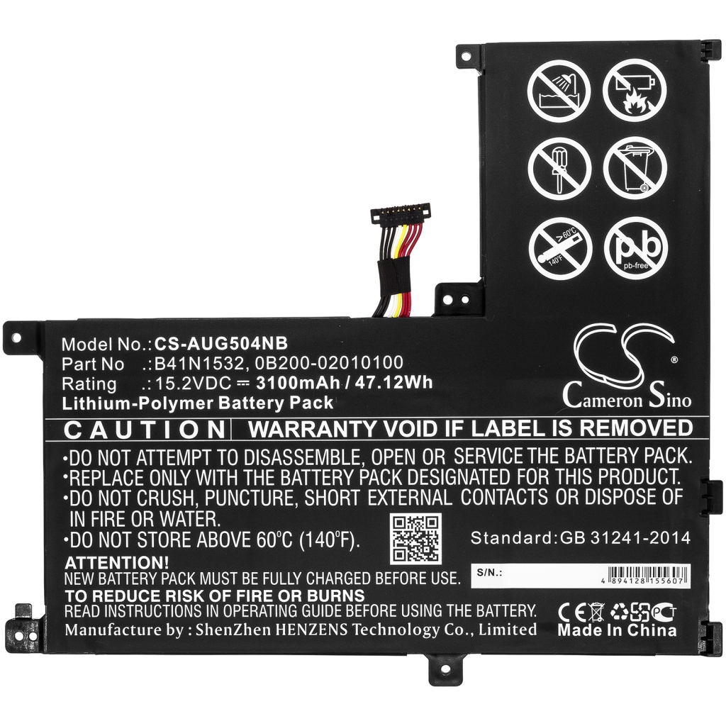 Batterijen Vervangt B41N1532