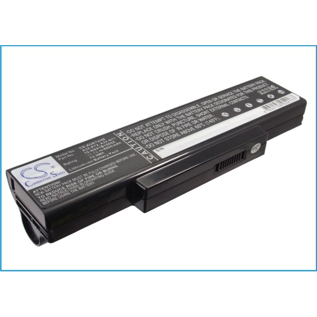 Notebook battery Asus K72JB