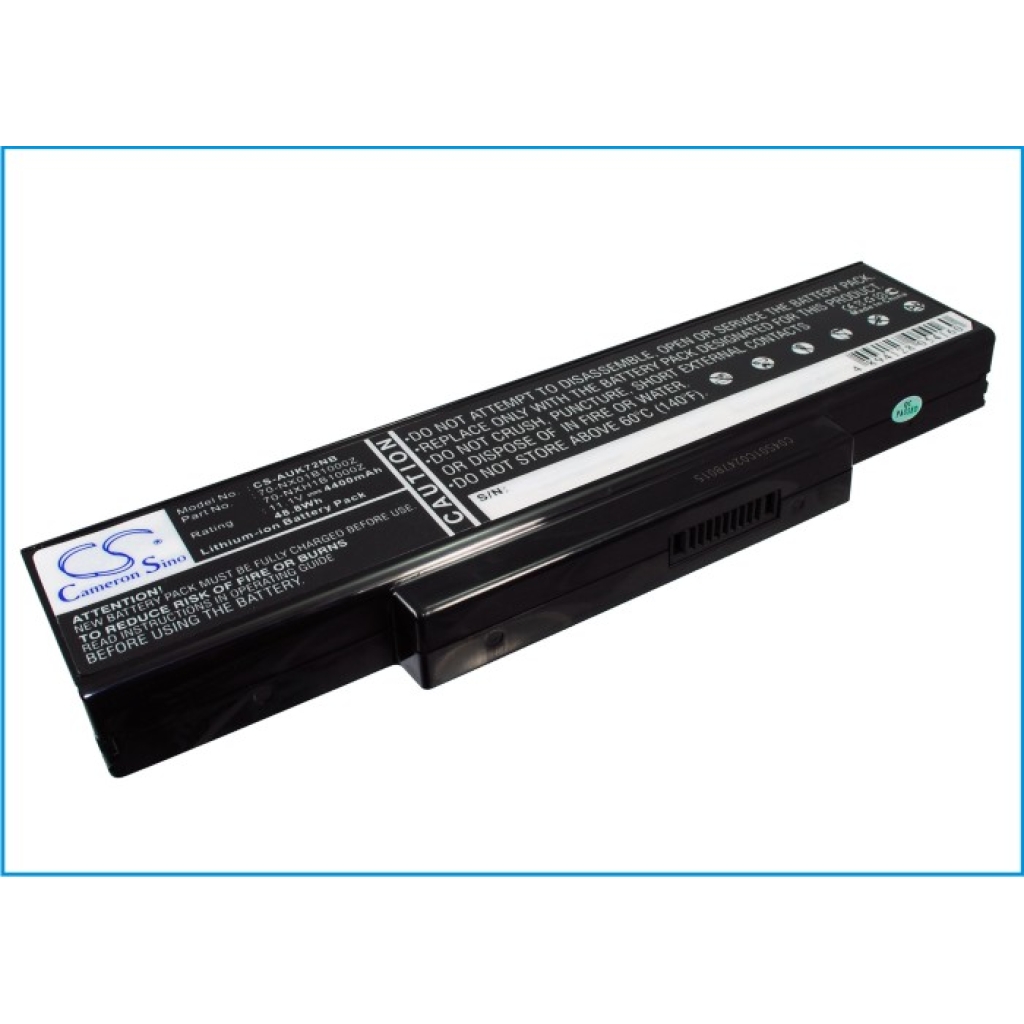 Notebook battery Asus K72JO