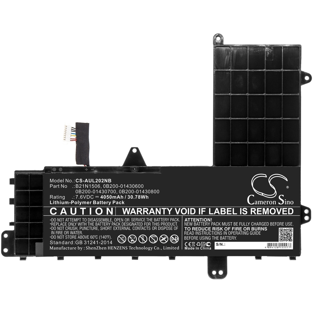 Notebook batterij Asus E502SA-XO141T