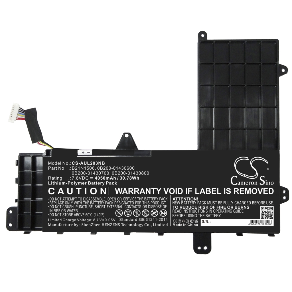 Notebook batterij Asus E502NA-GO109