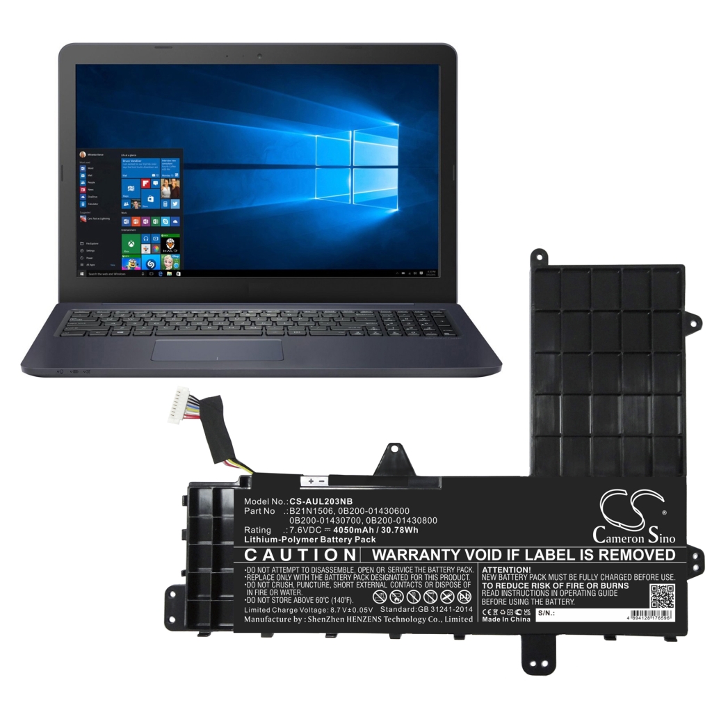 Notebook batterij Asus E502NA-GO109