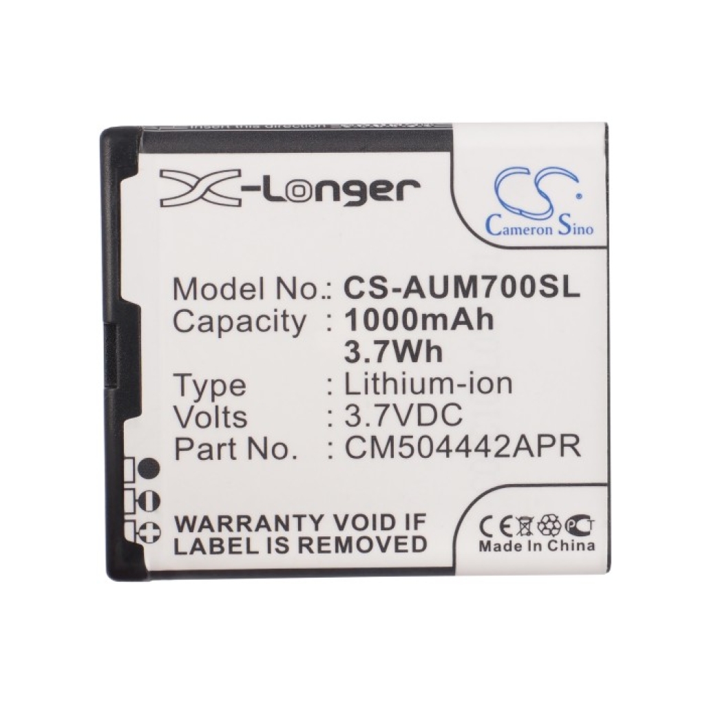 Batterij voor mobiele telefoon Amplicomms CS-AUM700SL