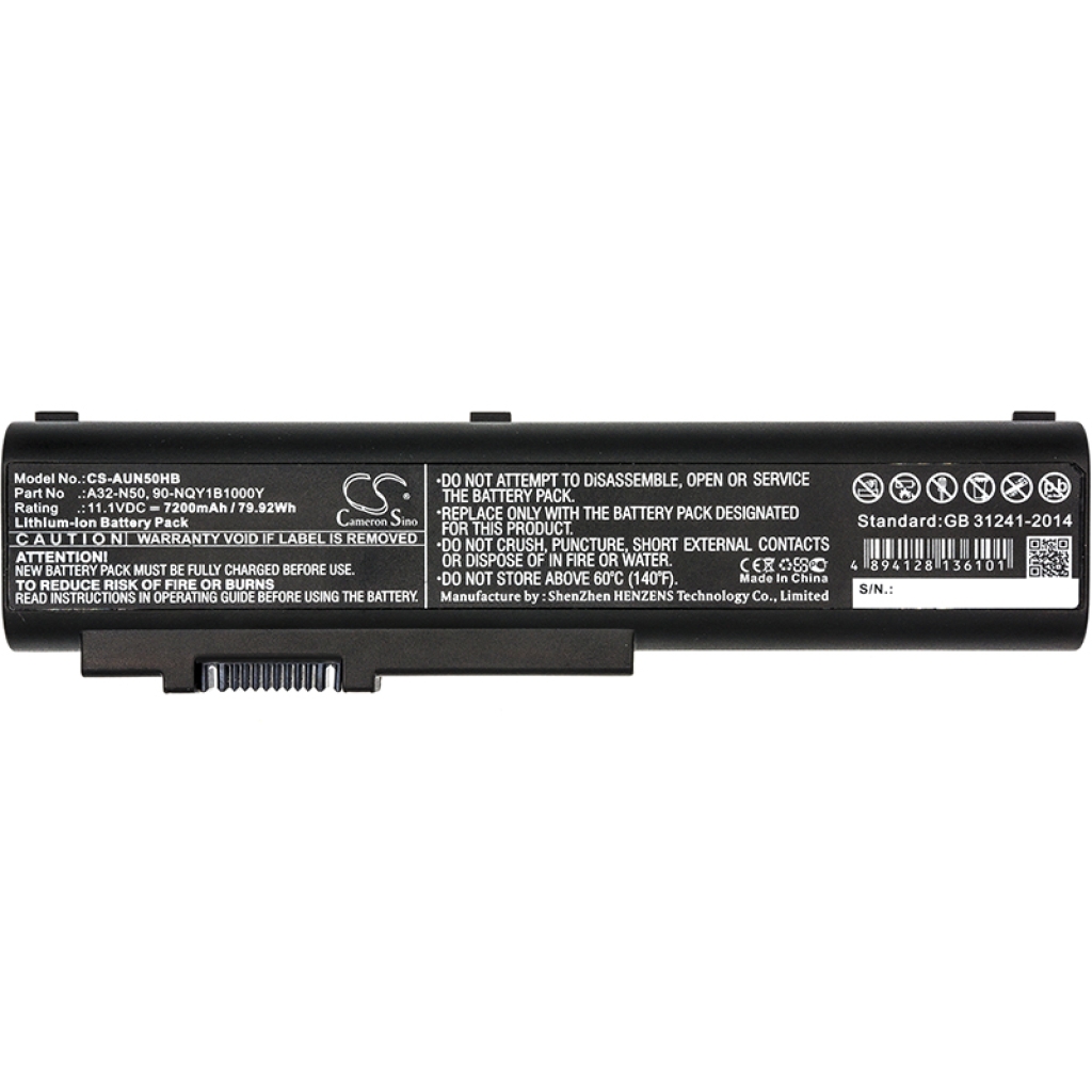 Batterijen Vervangt 90-NQY1B2000Y