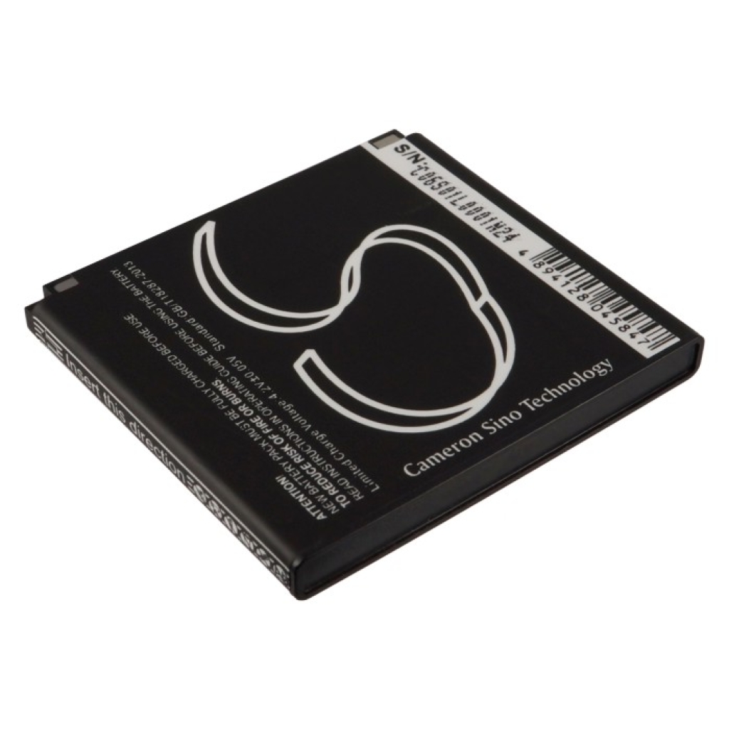 Cameron Sino CS-AUS50SL – top view; insertion direction, charge limit 4.2V