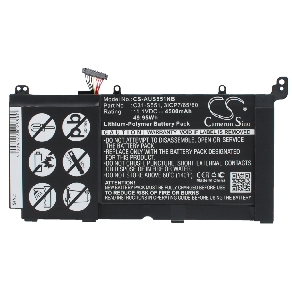 Notebook batterij Asus VivoBook A551LB-XX234H