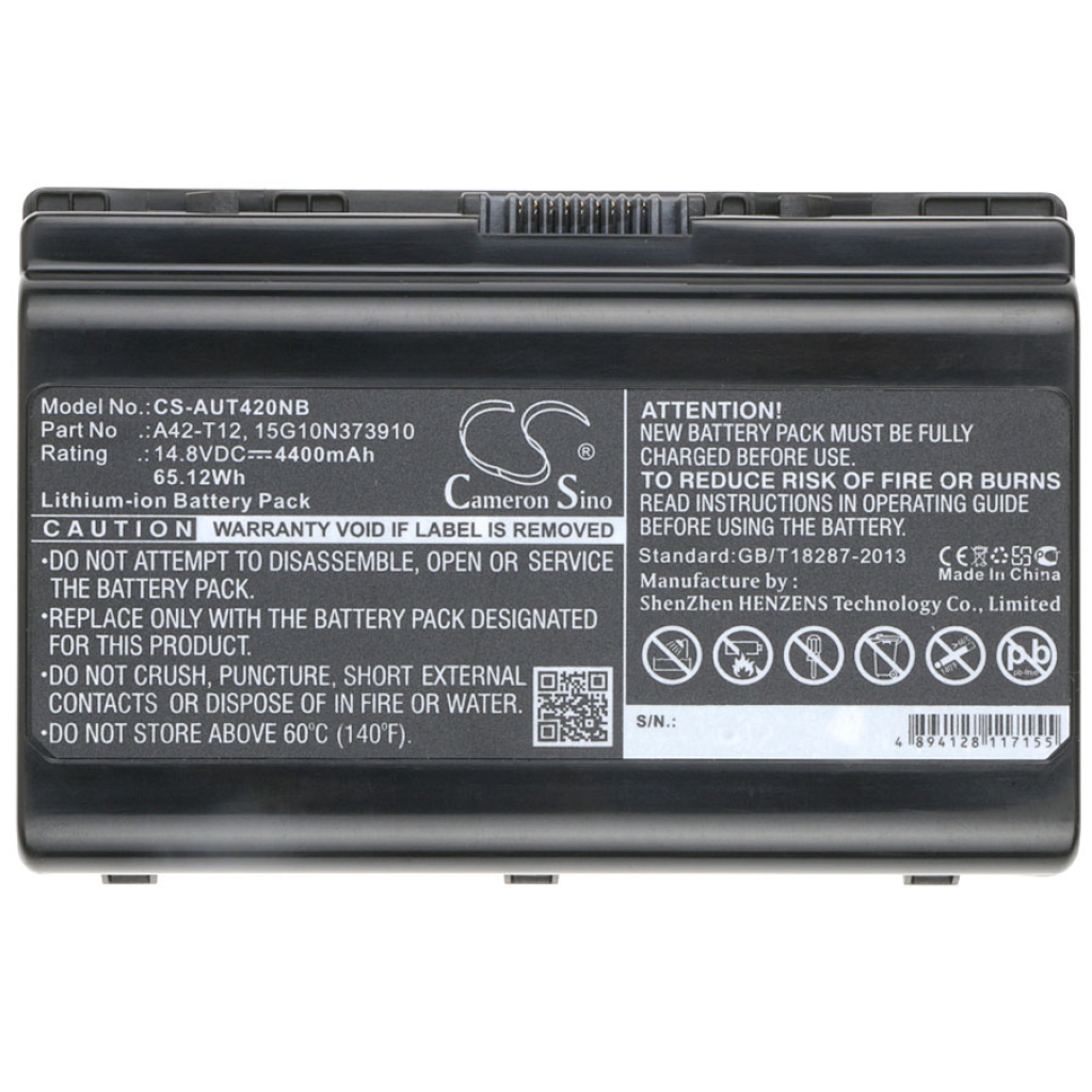 Batterijen Vervangt T12L896