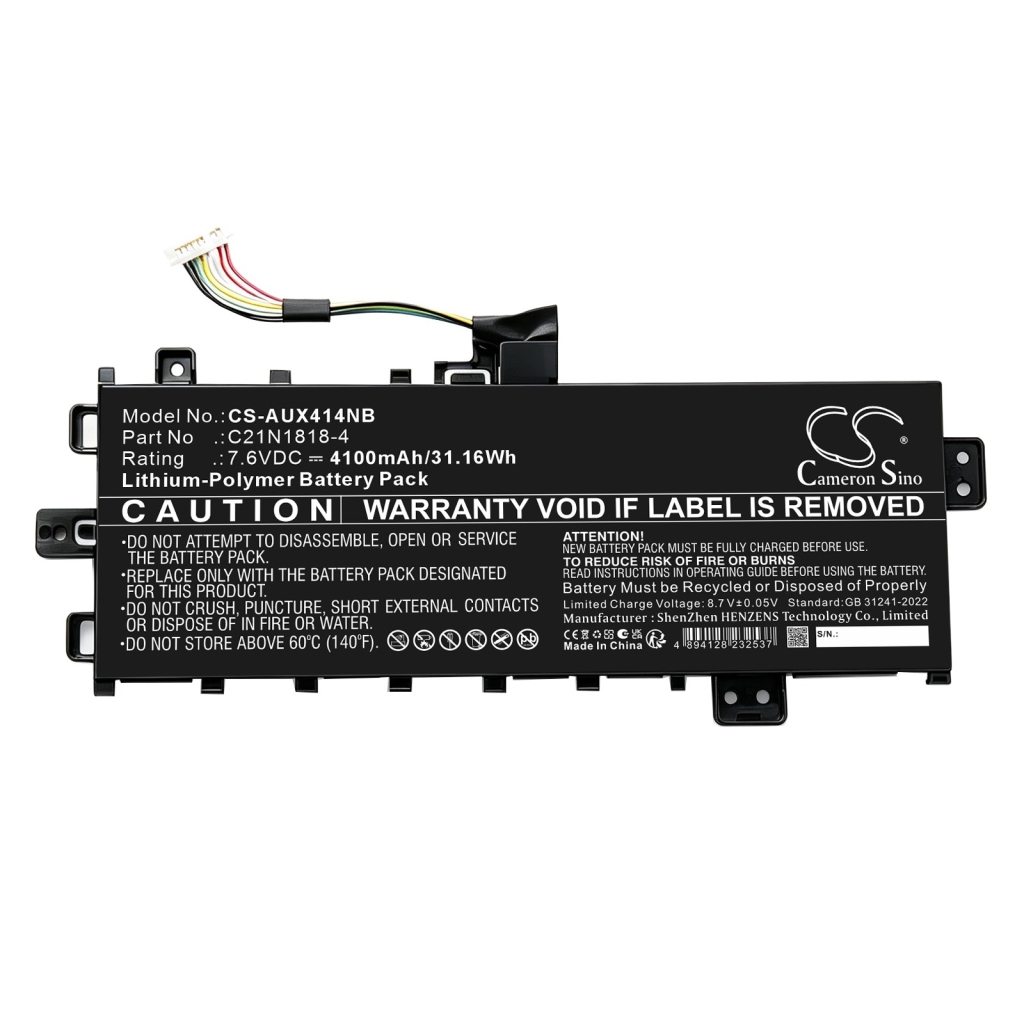 Battery compatible with Notebook battery