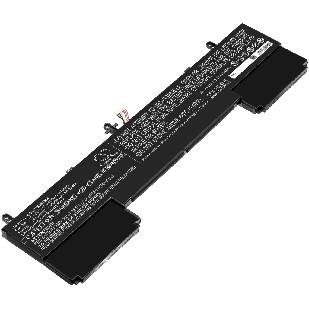 Batterijen Vervangt C42N1839