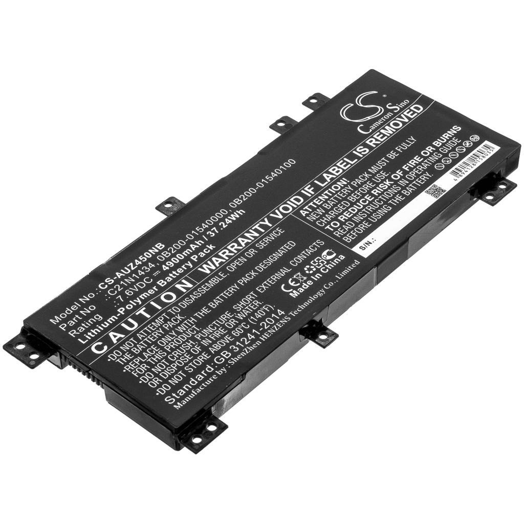 Notebook batterij Asus CS-AUZ450NB