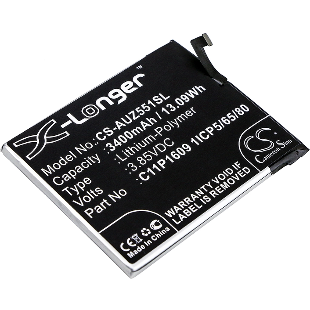 Compatibele batterijvervanging voor Asus C11P1609 1ICP5/65/80