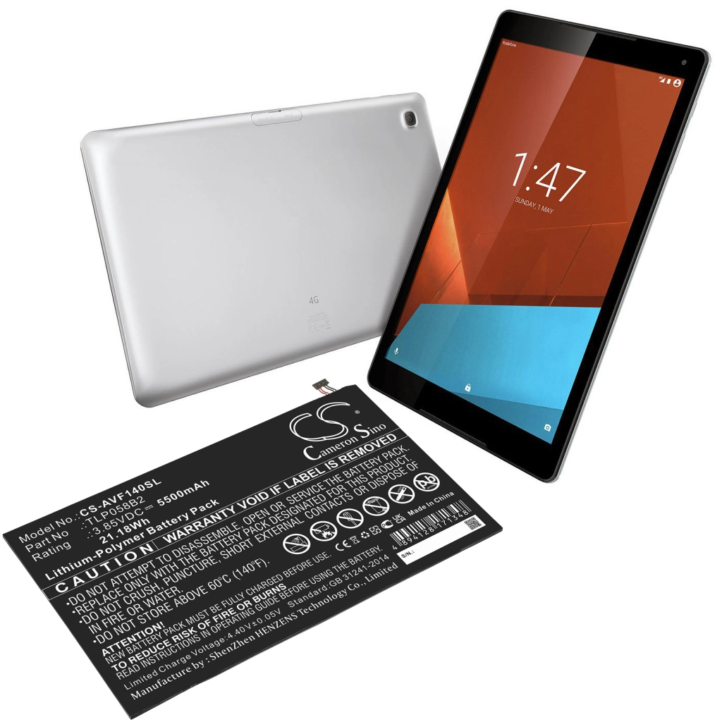 Batterijen Vervangt TLP058B2