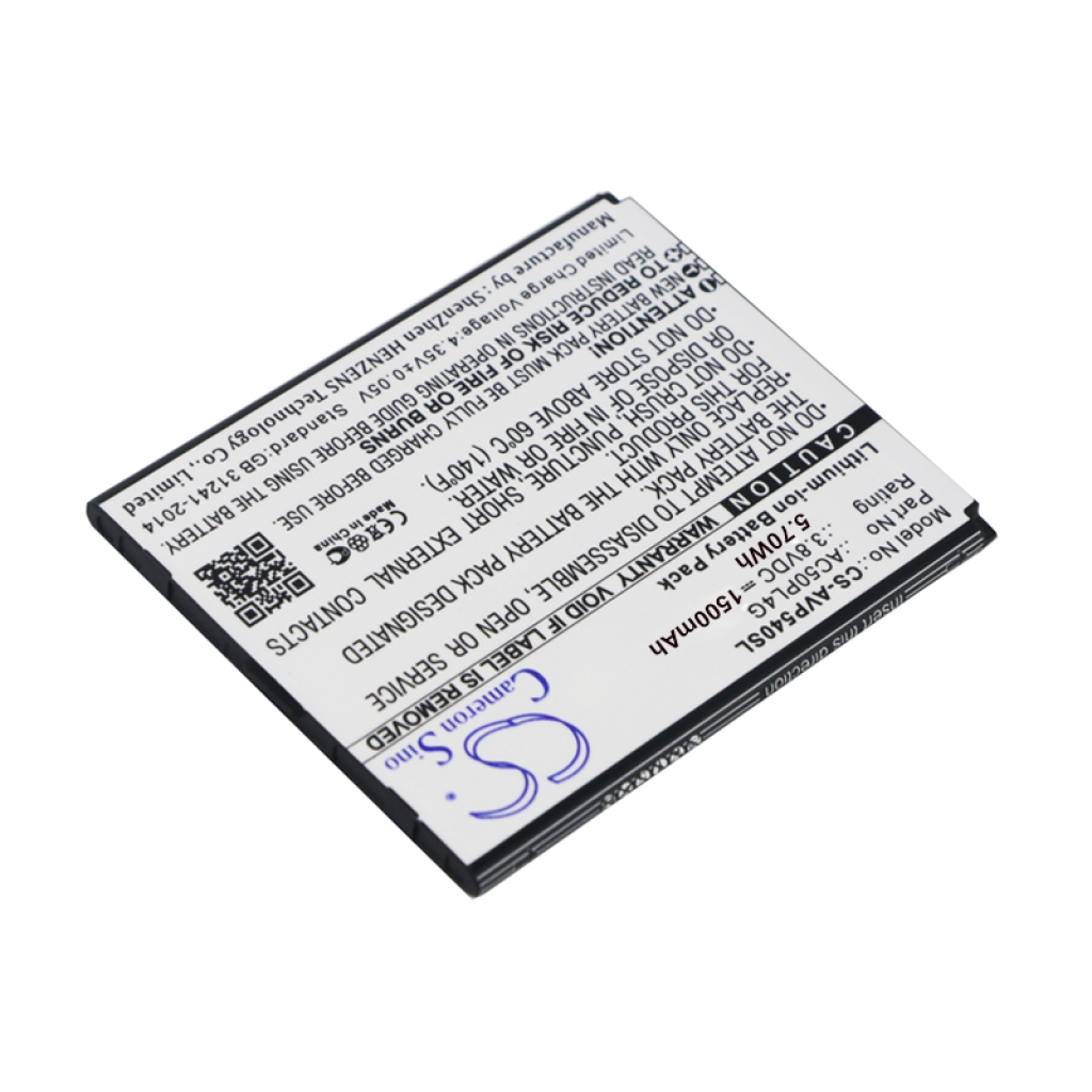 Batterij voor mobiele telefoon Intex CS-AVP540SL