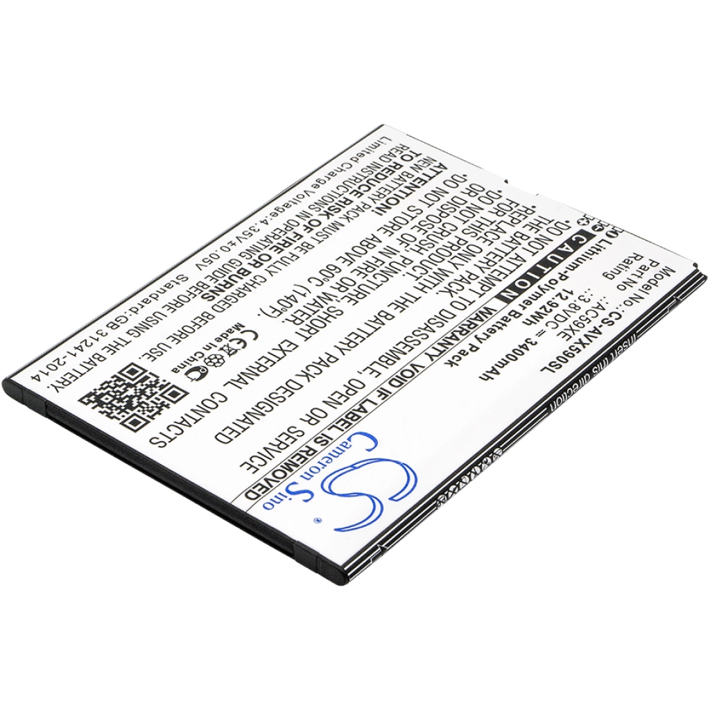 Compatibele batterijvervanging voor Archos AC59XE