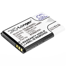 Compatibele batterijvervanging voor Audioline 10000058,1000060,3BN67332AA,51015404,690104...