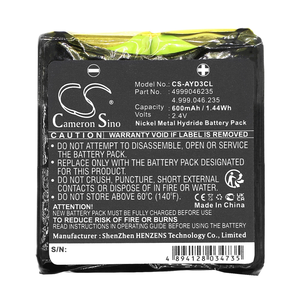 Batterijen Vervangt 4.999.134.298