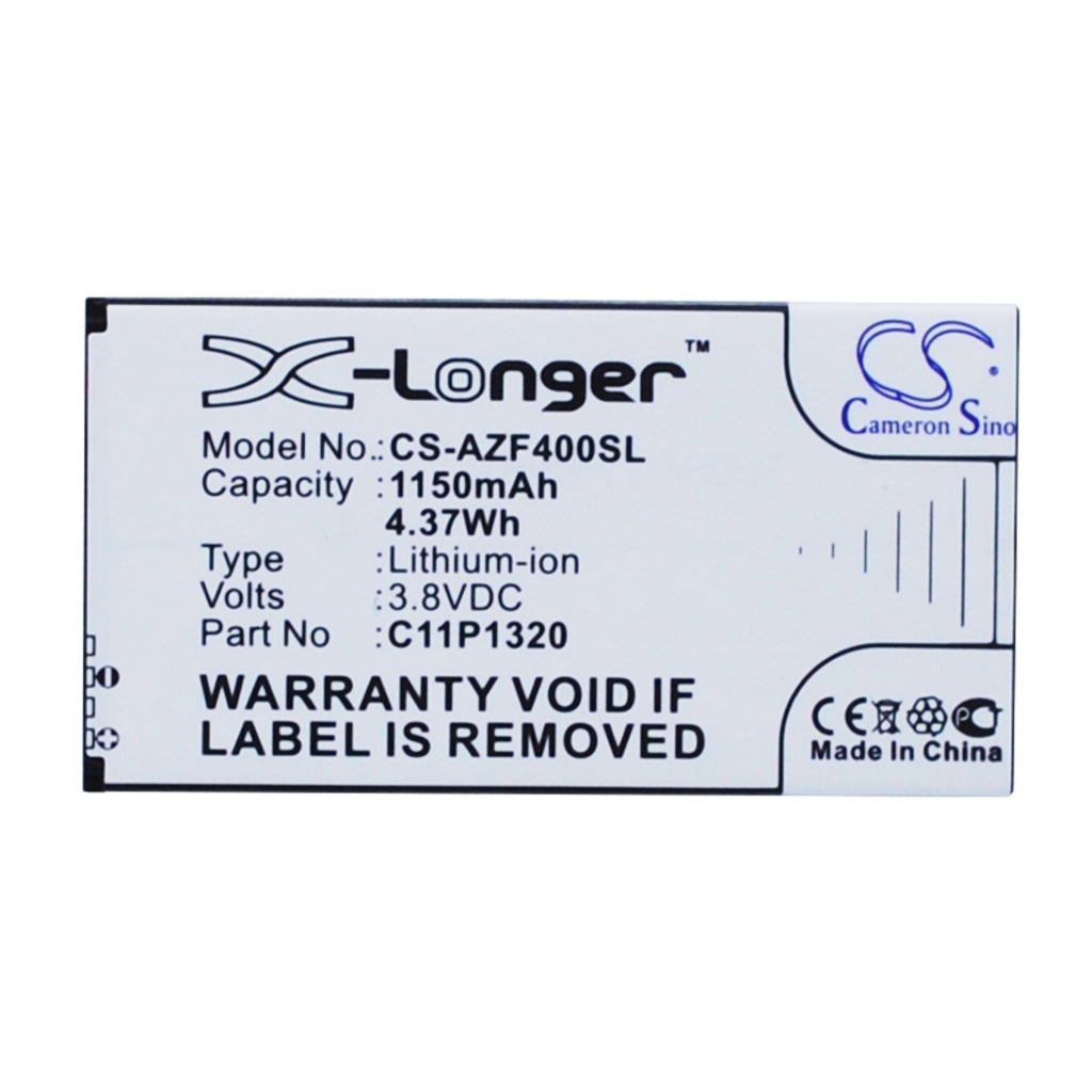 Battery compatible with Asus CS-AZF400SL