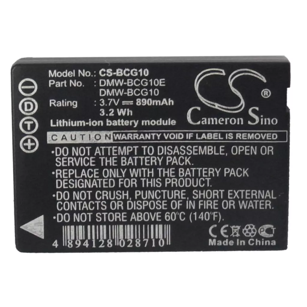 Batterij voor camera Panasonic Lumix DMC-ZR1K