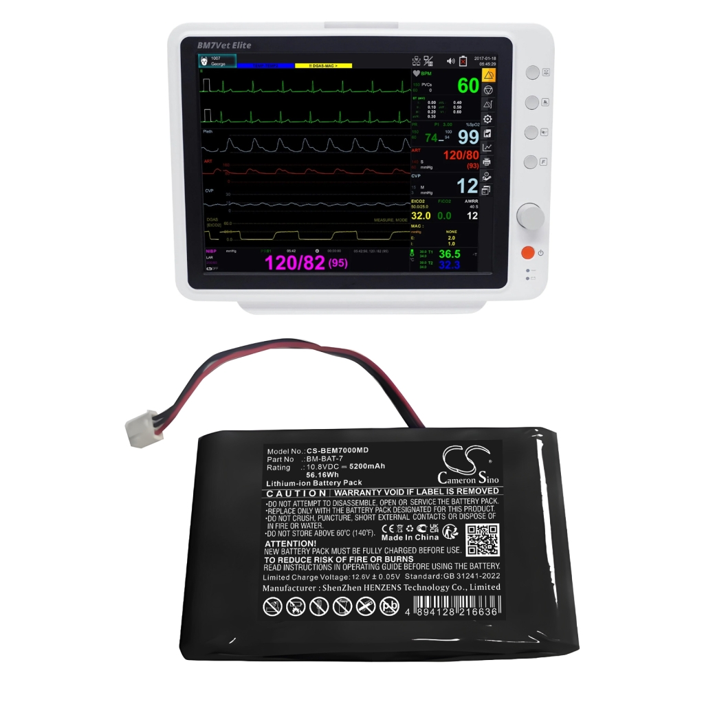 Batterijen Vervangt 68L335-BIO-S