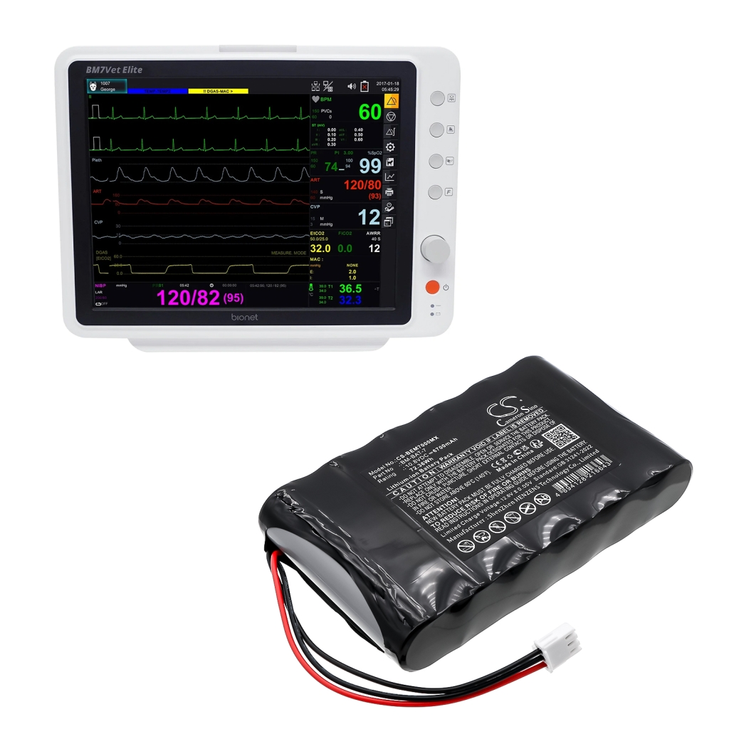 Medische Batterij Bionet CS-BEM7000MX