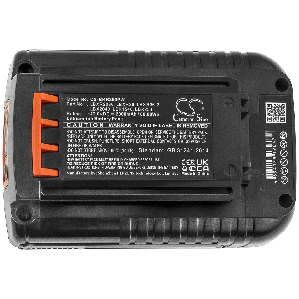 Batterijen Vervangt LBX1540