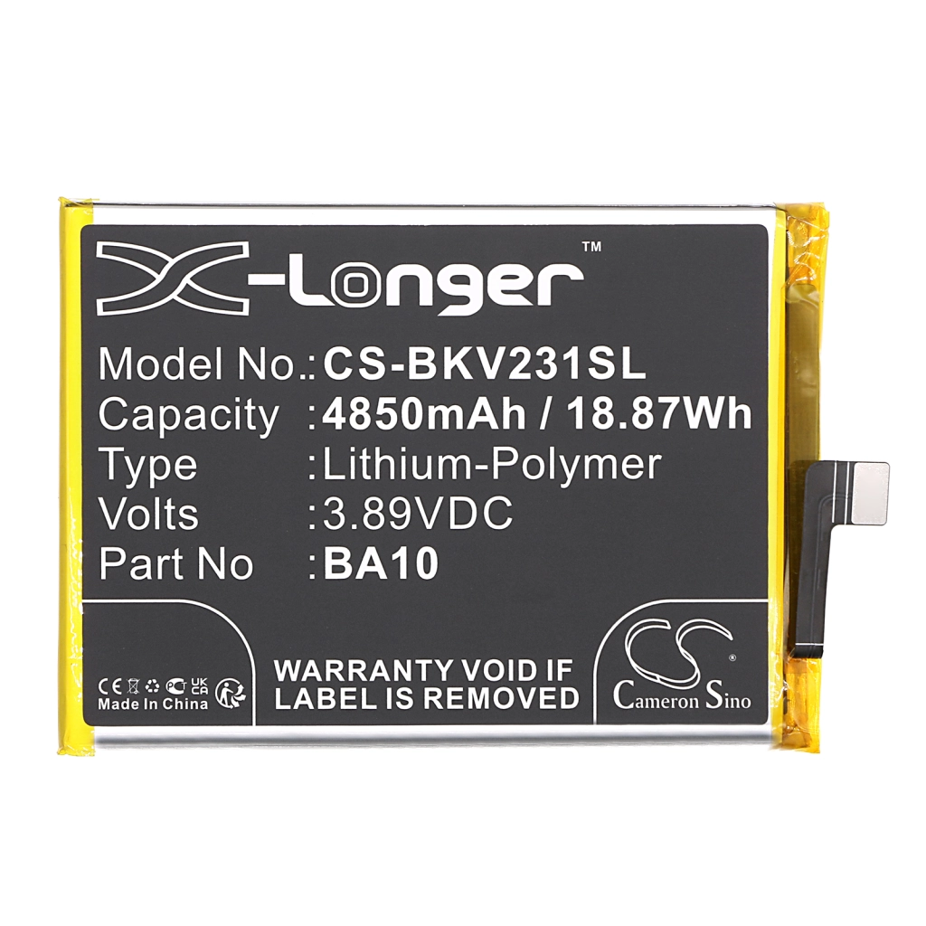 Compatibele batterijvervanging voor Vivo BA10