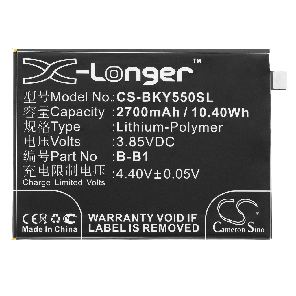 Batterij voor mobiele telefoon BBK CS-BKY550SL