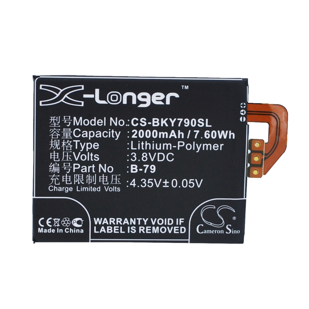 Battery compatible with BBK CS-BKY790SL