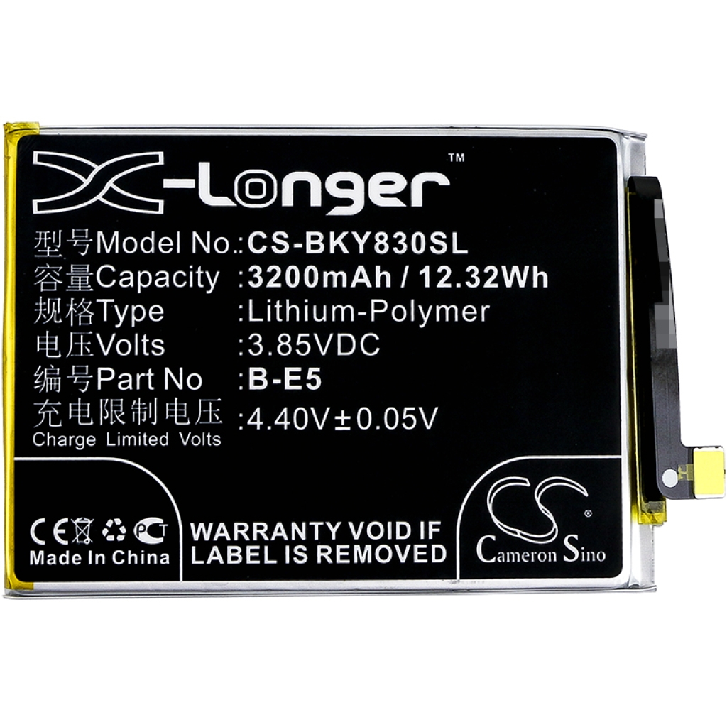 Batterij voor mobiele telefoon BBK CS-BKY830SL