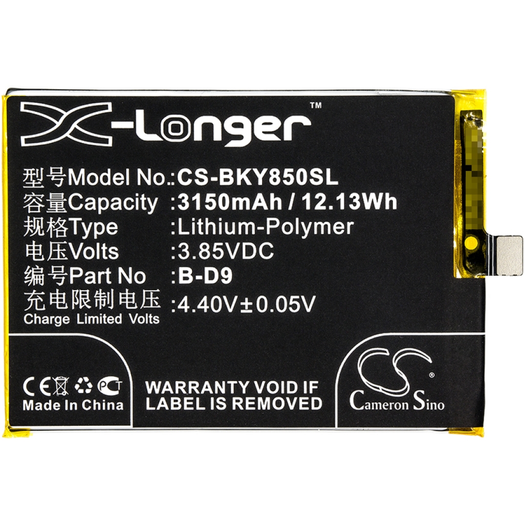Batterij voor mobiele telefoon BBK CS-BKY850SL