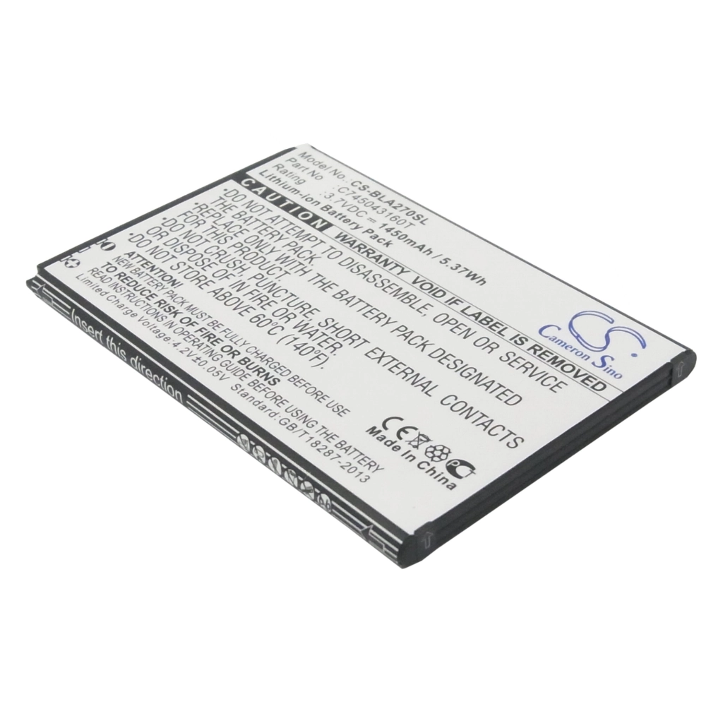 Batterijen Vervangt C745043160T