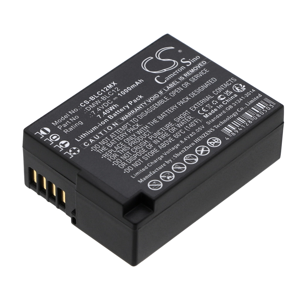 Batterijen Vervangt DMW-BLC12PP