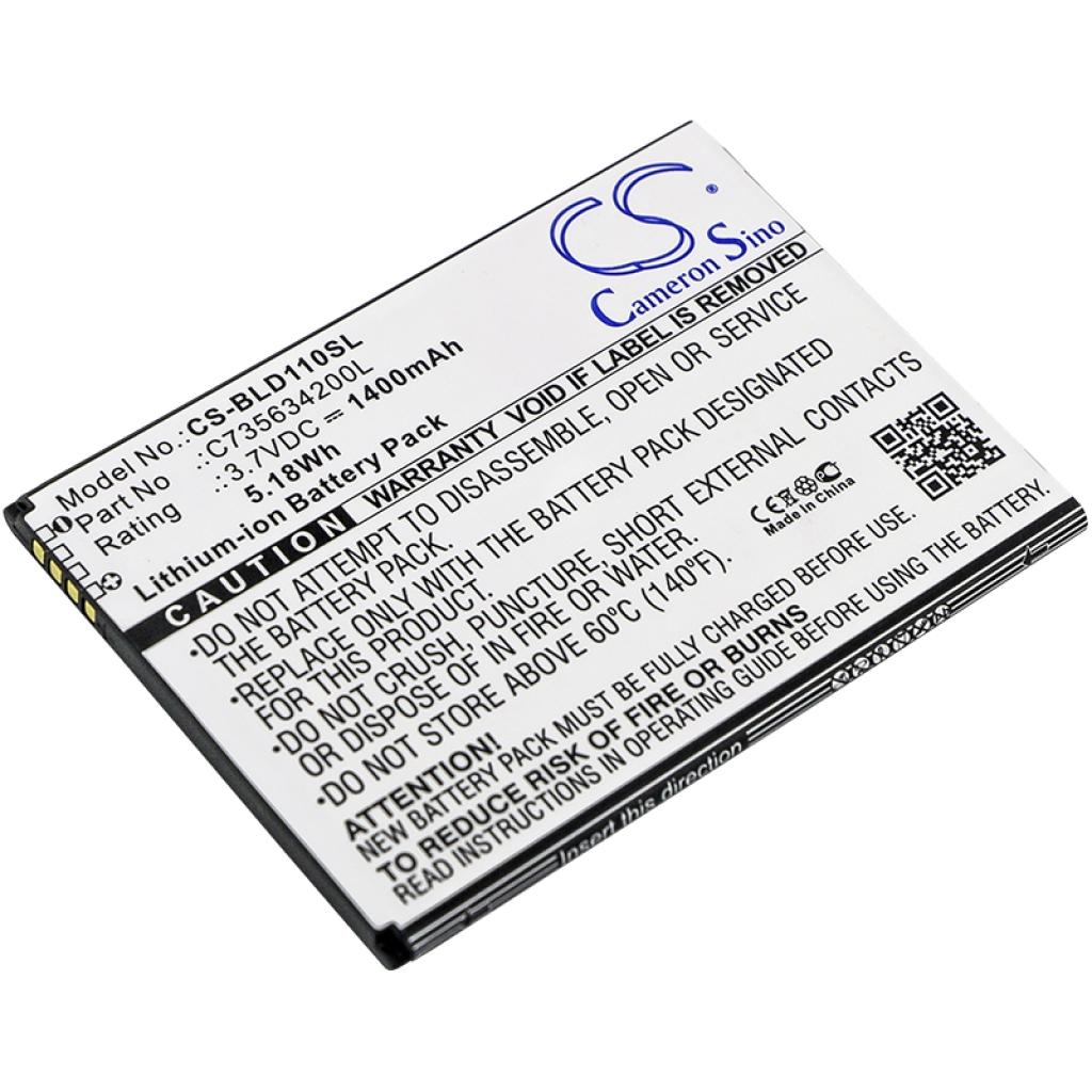 Batterij voor mobiele telefoon BLU CS-BLD110SL