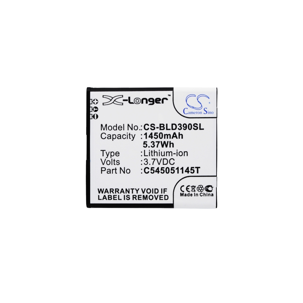 Compatibele batterijvervanging voor BLU C545051145T