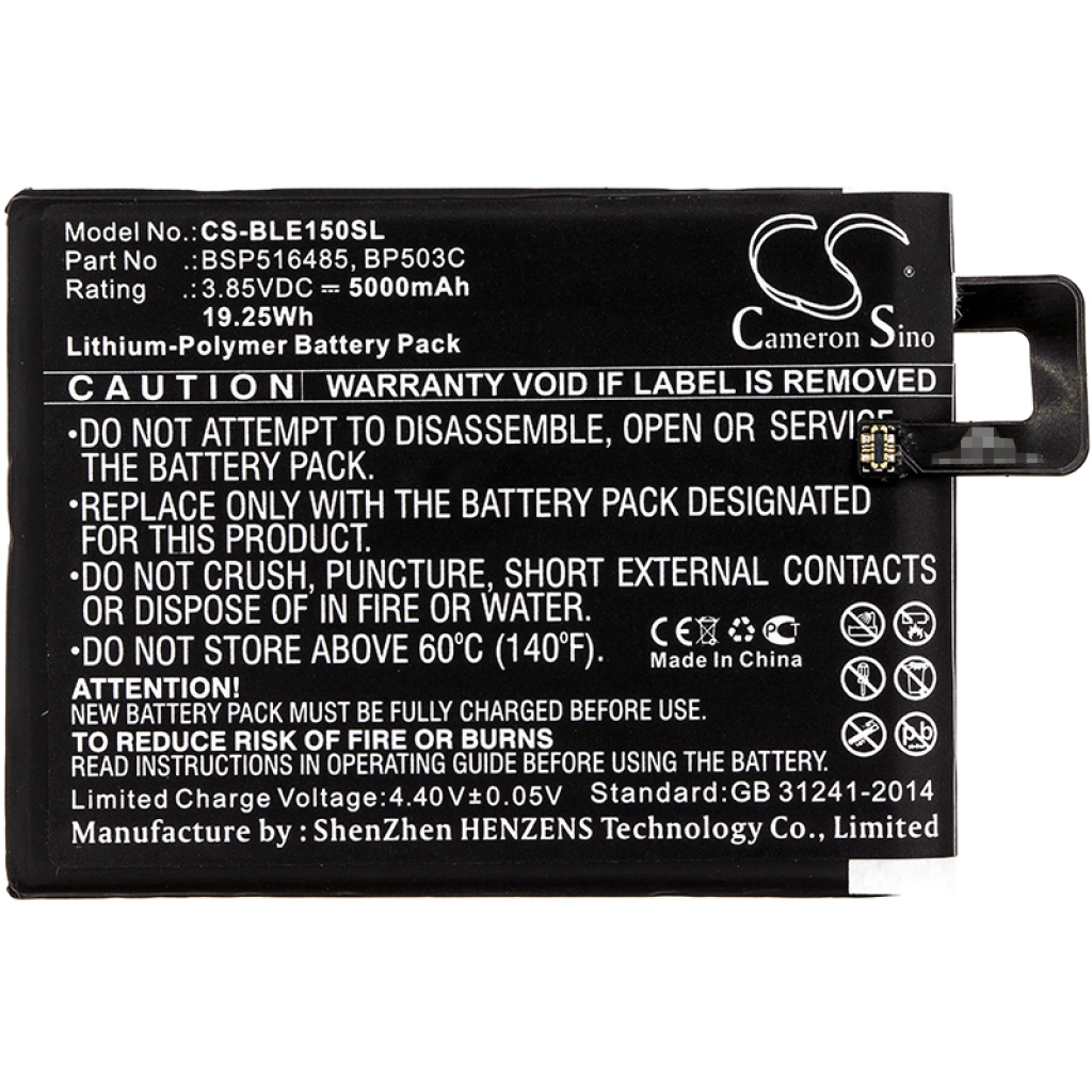 Batterijen Vervangt BSP516485