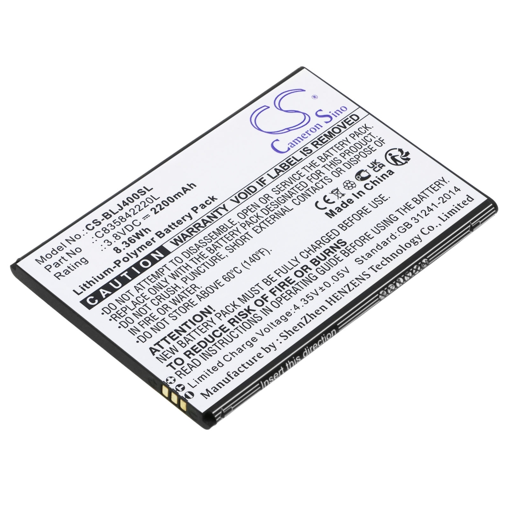 Compatibele batterijvervanging voor BLU C835842220L