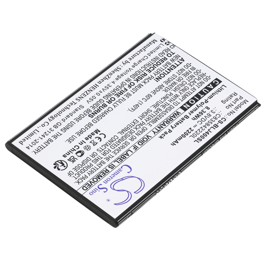 Compatibele batterijvervanging voor BLU C835842220L