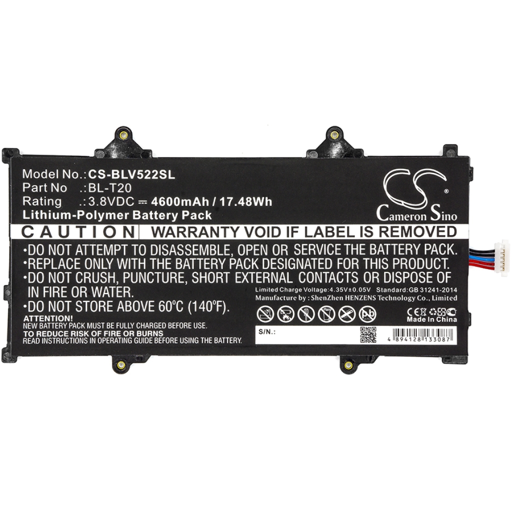 Batterijen Tablet batterijen CS-BLV522SL
