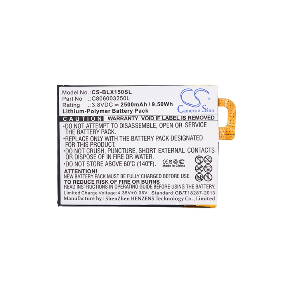 Compatibele batterijvervanging voor BLU C806003250L