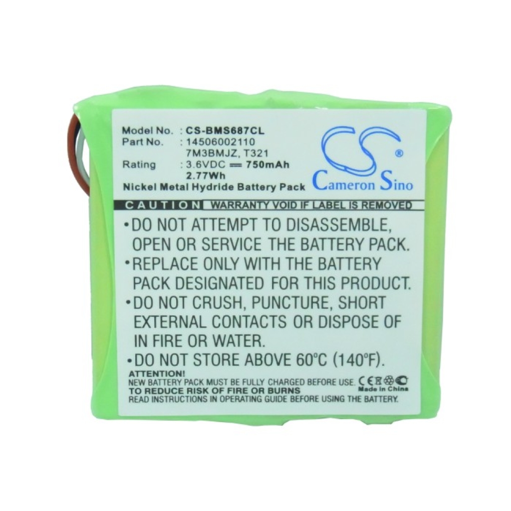 DeTewe GP Schneider Tiptel Draadloze telefoon batterij CS-BMS687CL