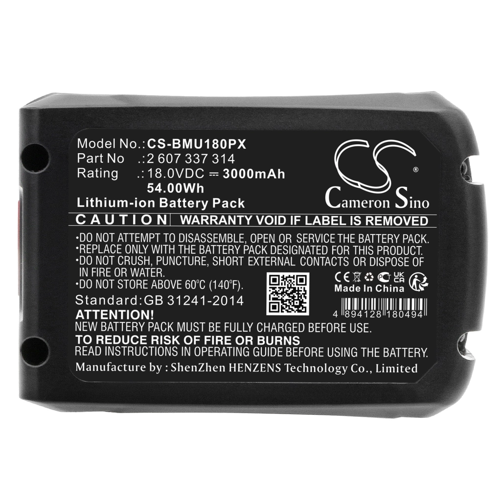 Batterijen Vervangt BHZUB1850