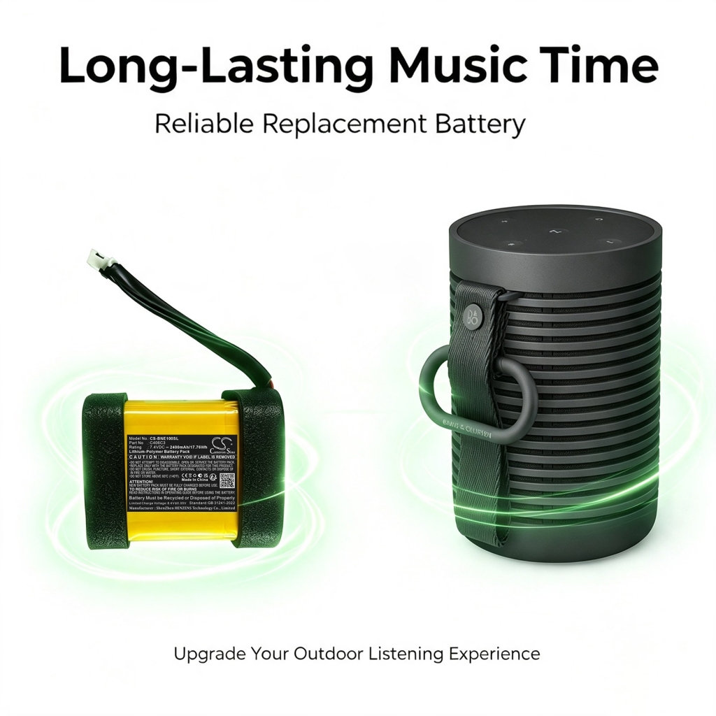 Batterij compatibel met Luidspreker Batterij