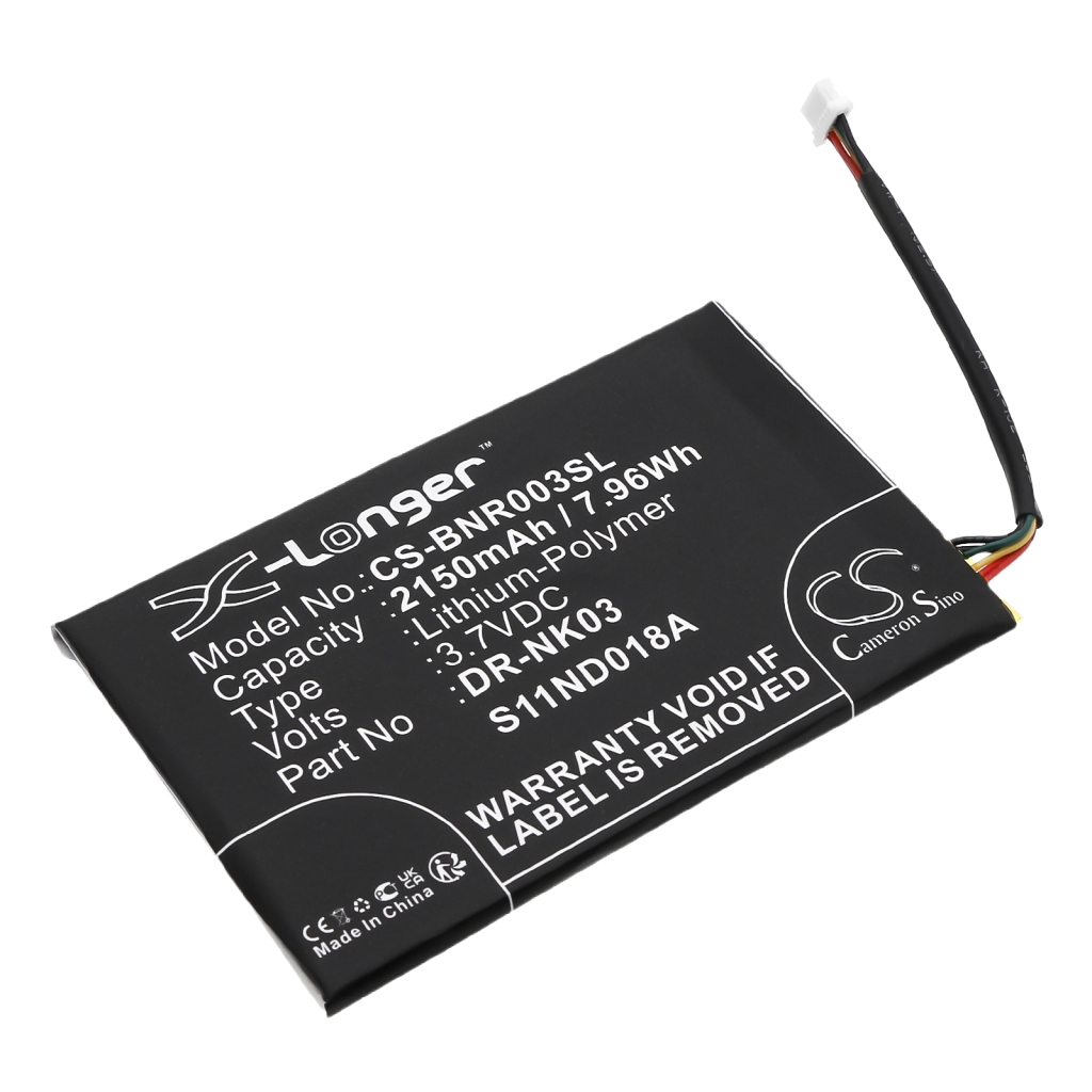 Ebook, eReader Batterij Barnes 