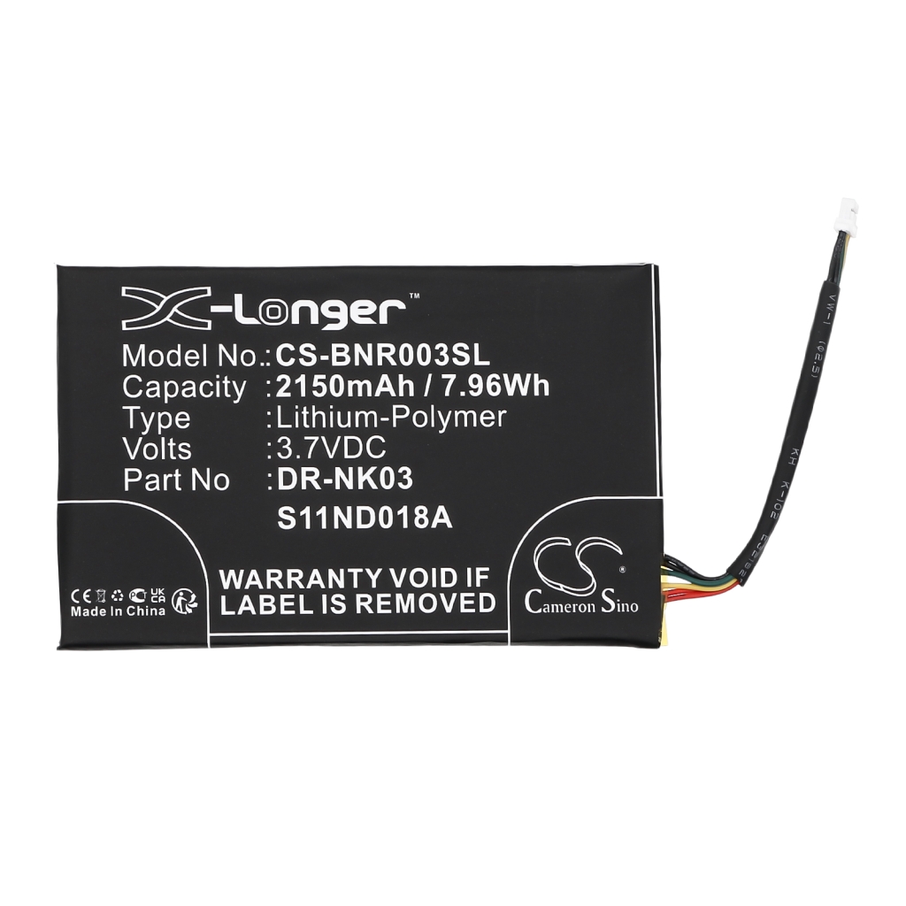 Ebook, eReader Batterij Barnes 